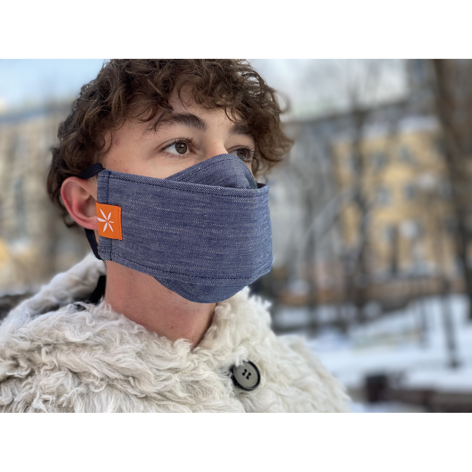 facemask denim hemp